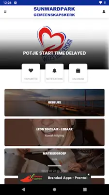 Sunwardpark Gemeenskapskerk android App screenshot 9